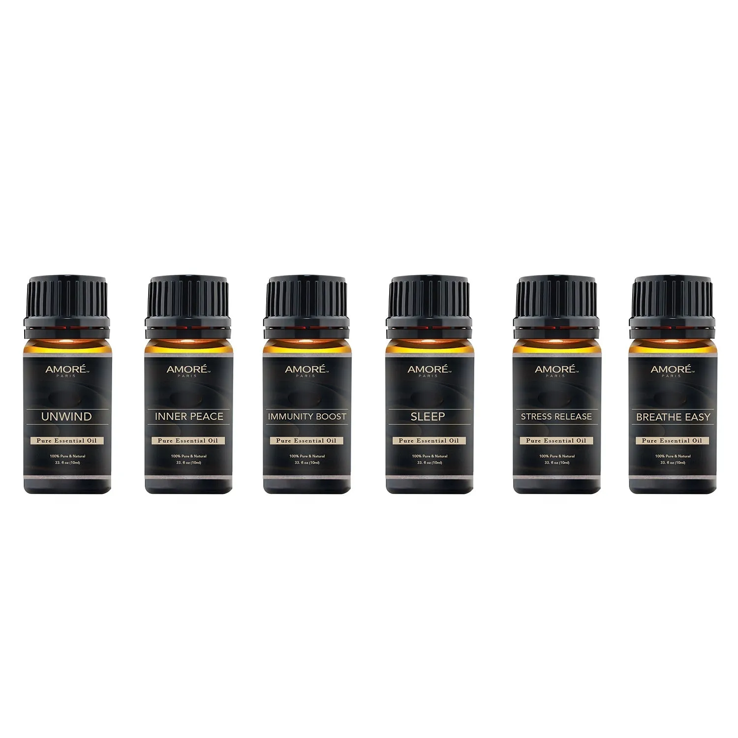 6-Pack: Well-Being Yoga Aromatherapy Essential Oil Gift Set