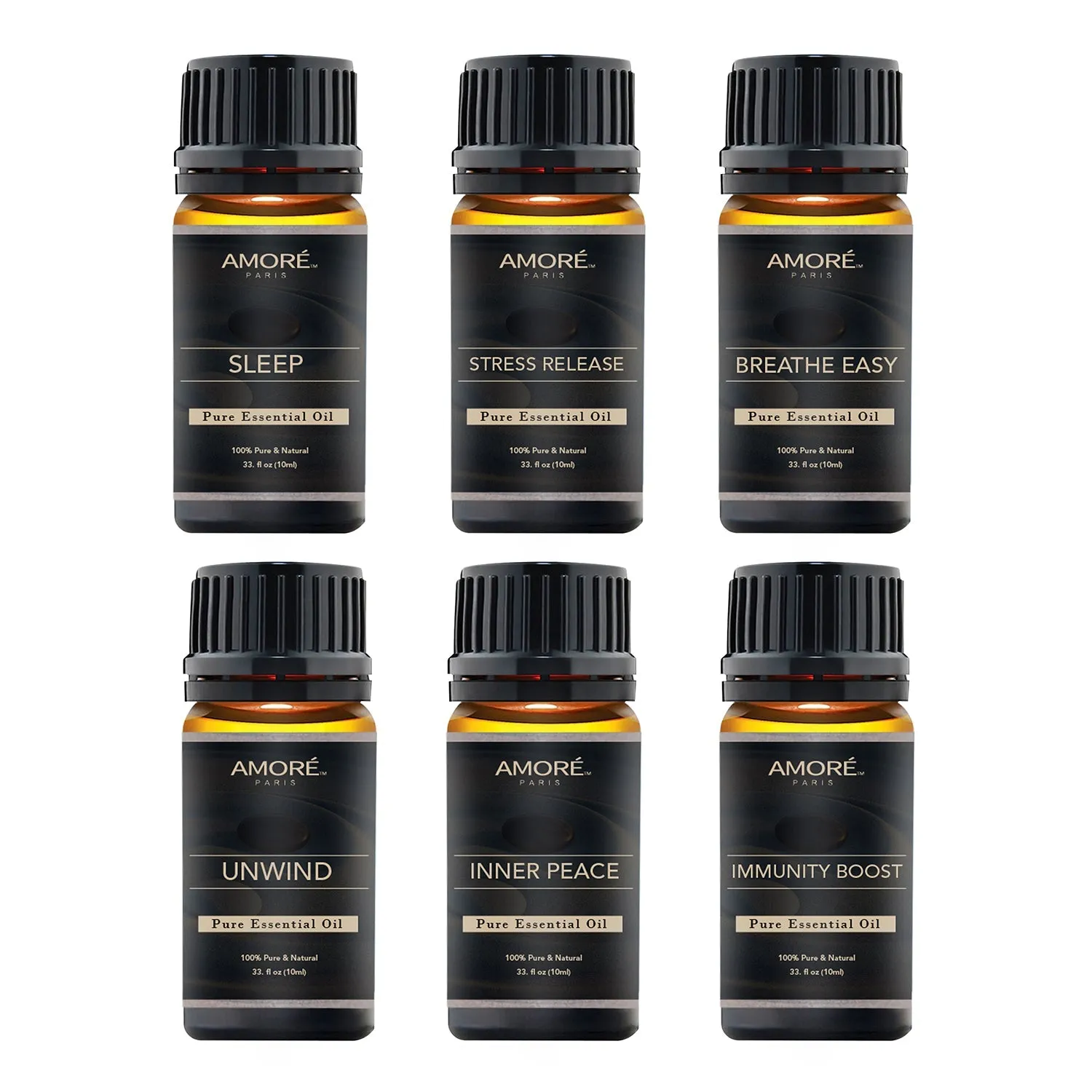 6-Pack: Well-Being Yoga Aromatherapy Essential Oil Gift Set