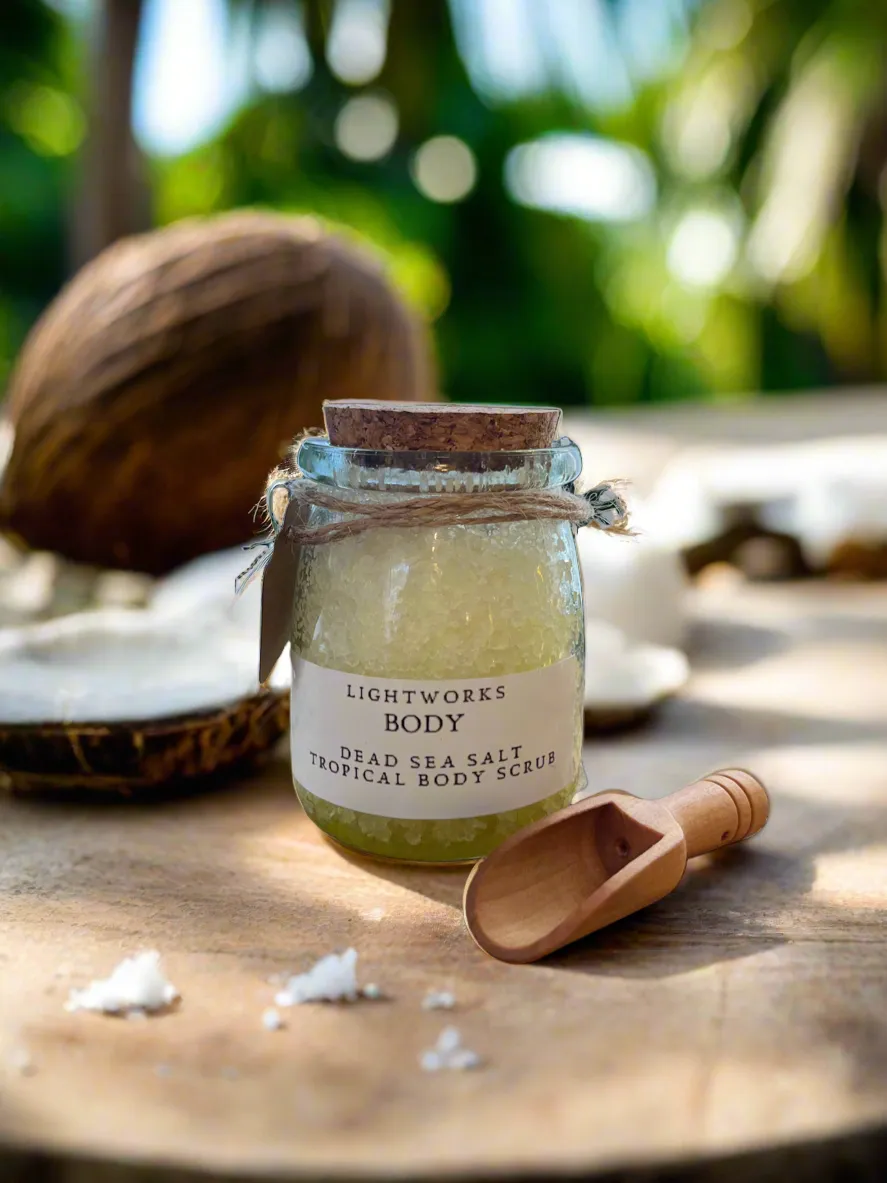 Body Scrub - Tropical 7 oz Organic Non GMO