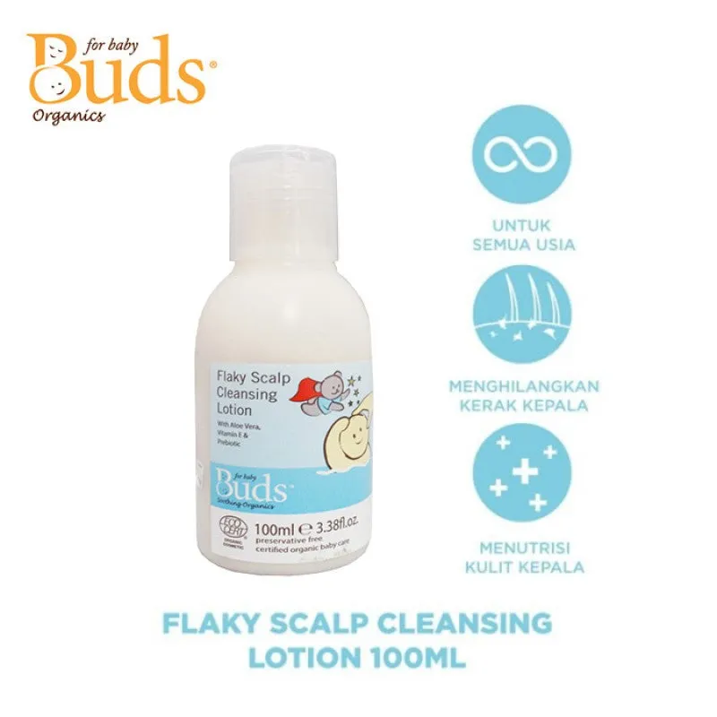 Buds Soothing Organics Flaky Scalp Cleansing Lotion 100ml