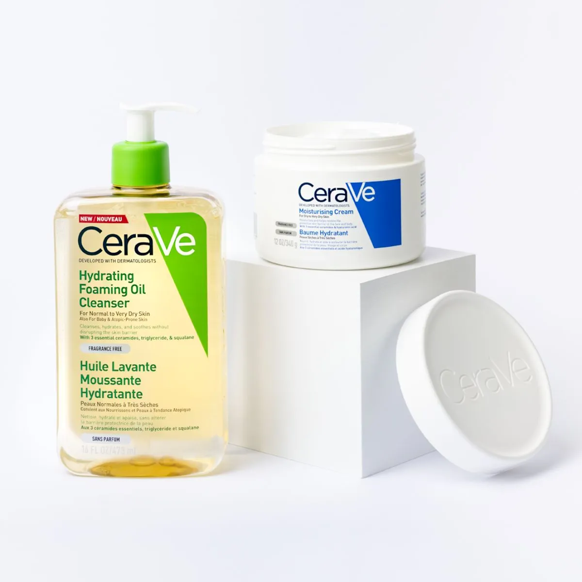 CeraVe Moisturising Cream Pot with Hyaluronic Acid & Ceramides for Dry to Very Dry Skin 340g