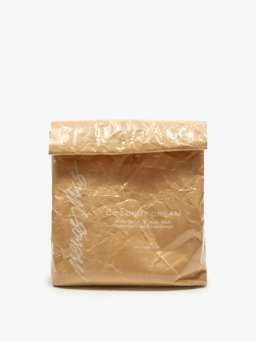 Coconut Cream Body Scrub & Bath Soak