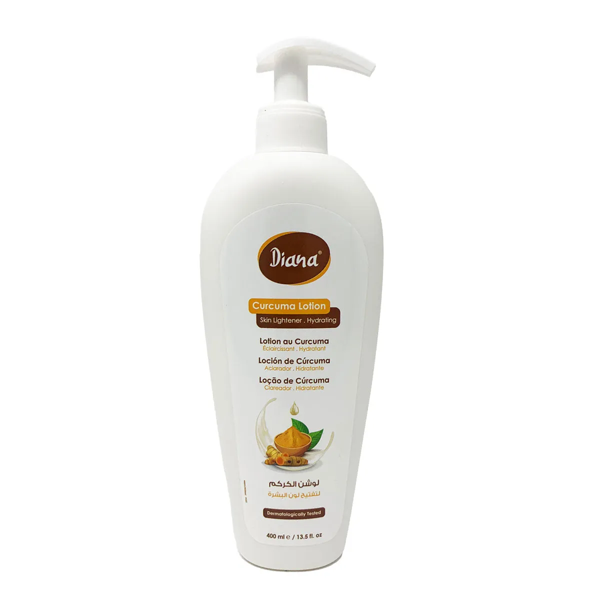 Diana Curcuma Skin Lightener Hydrating Body Lotion (400ml)