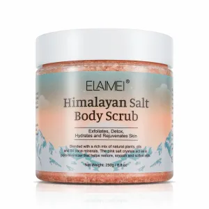 Elaimei Himalayan Salt Body Scrub Infused with Lychee Oil