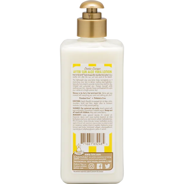 Fruit Of The Earth - CBC After Sun Lotion with Essential Oils
