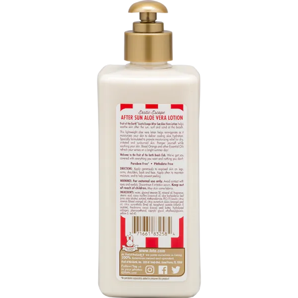 Fruit Of The Earth - CBC After Sun Lotion with Essential Oils