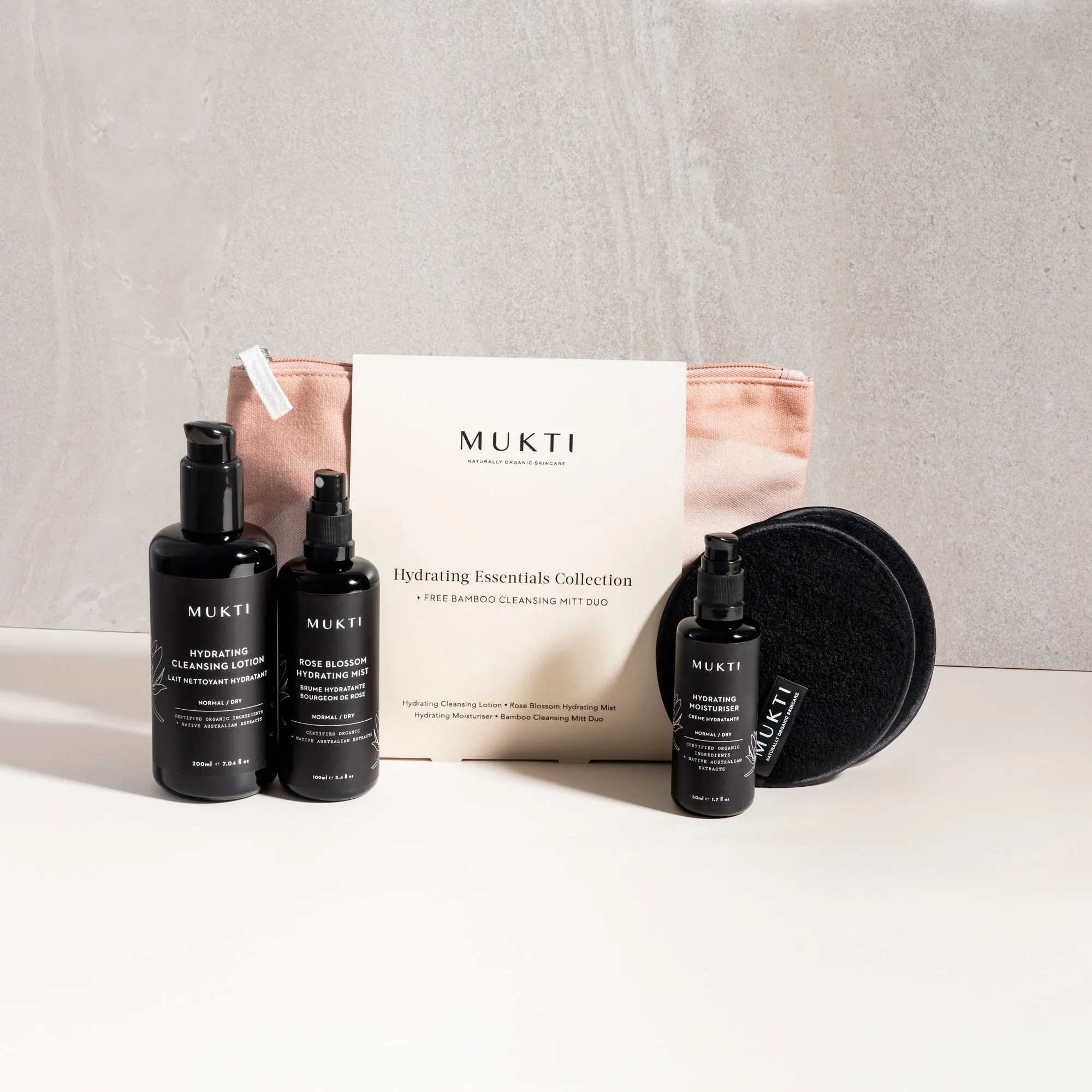 Hydrating Essentials Collection   FREE Cleansing Mitt Duo
