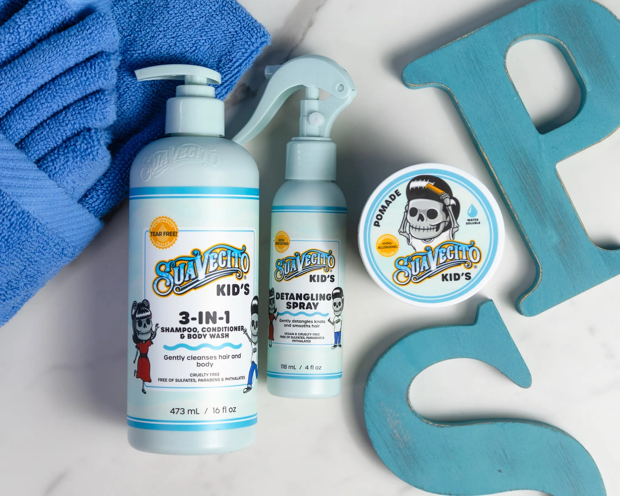 Kids 3-in-1 Shampoo, Conditioner & Body Wash