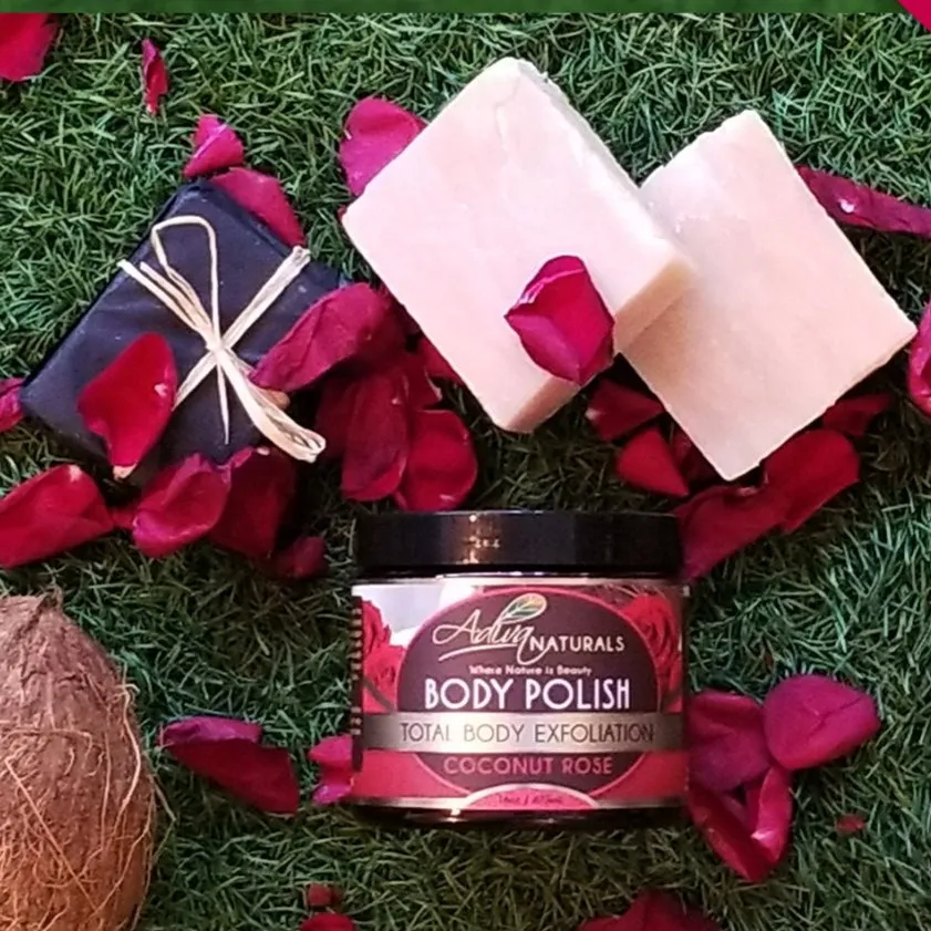 Luxurious Body Polish Scrub   3 Soaps Set