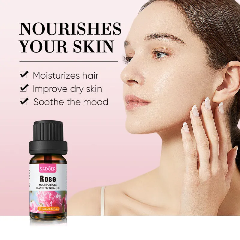 Massage Essential Oil Sadoer Moisturizing Skin Rejuvenation Lock Water Rose Essential Oil