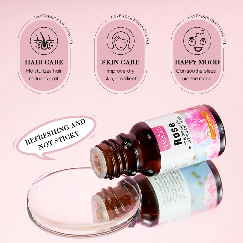 Massage Essential Oil Sadoer Moisturizing Skin Rejuvenation Lock Water Rose Essential Oil