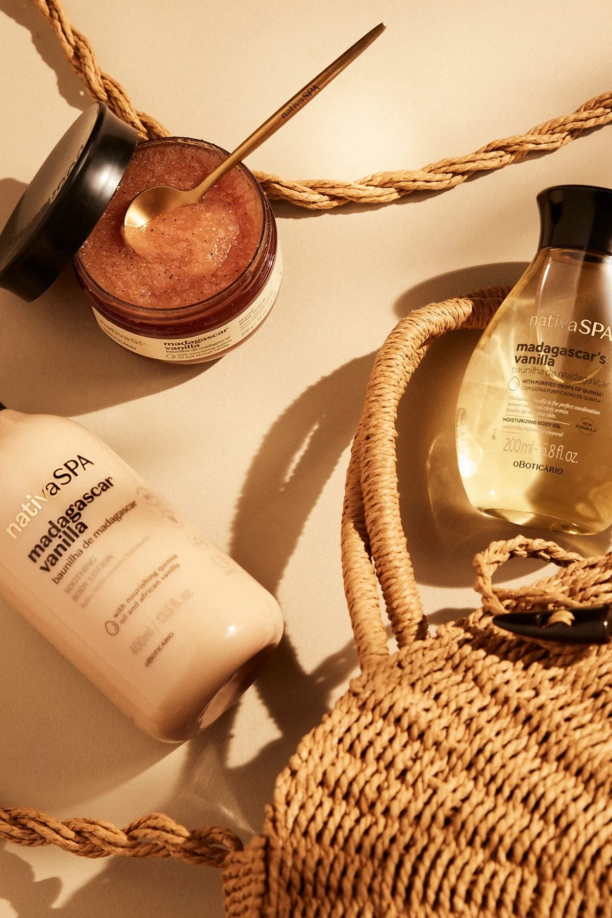 Nativa SPA Vanilla Soothing Body Care Set