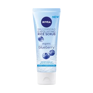 Nivea Daily Essentials Exfoliating Rice Scrub BlueBerry 75ml