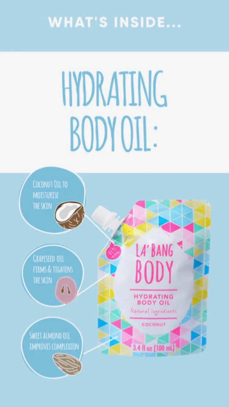 Nourish Me Hydrating Body Oil - Strawberry