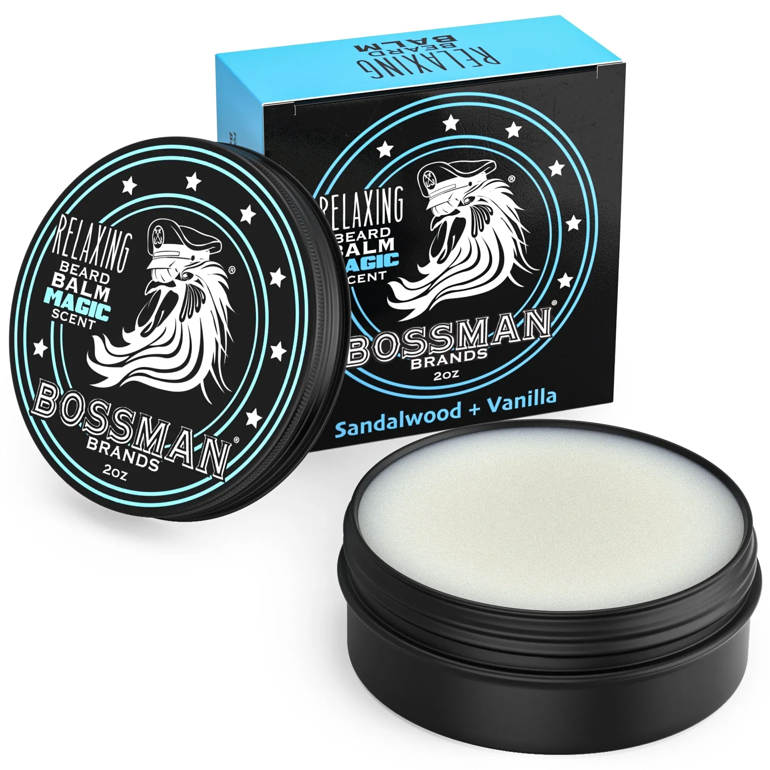 Relaxing Beard Balm - 6 Pack (Magic, Stagecoach, Hammer, Gold, Vetiver)
