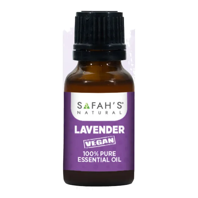 Safah’s Natural 100% Pure Lavender Essential Oil 15 ml