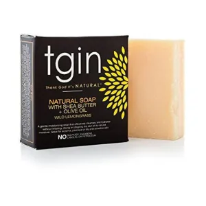 TGIN Natural Soap With Shea Butter Olive Oil And Wild Lemongrass 113g