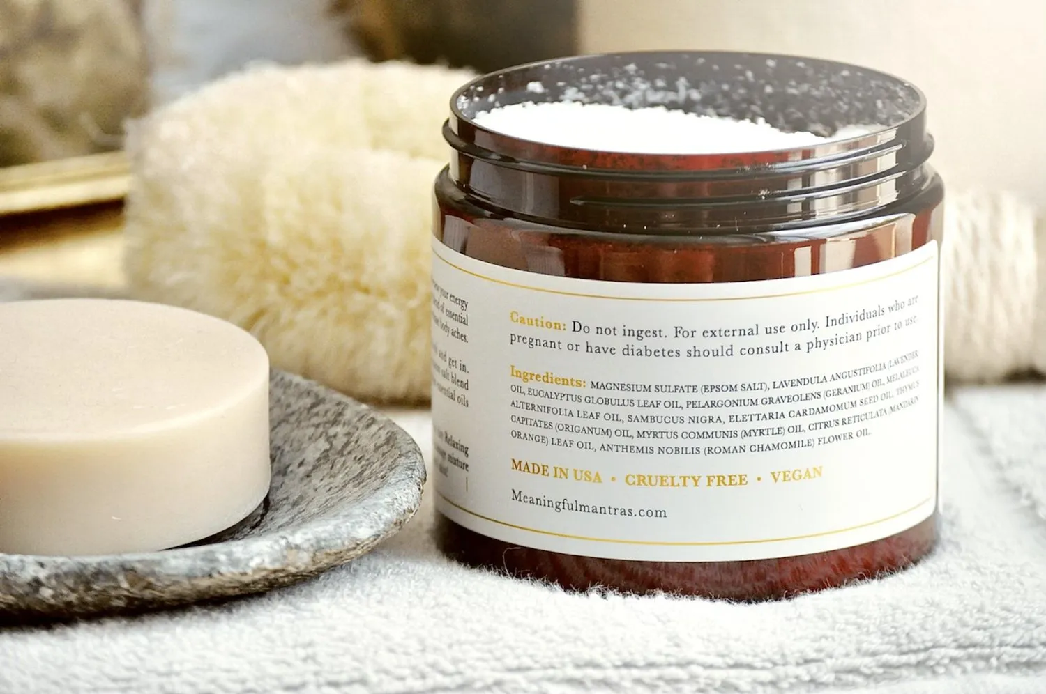 You Are Relaxing Lavender Eucalyptus 14oz Epsom Salt